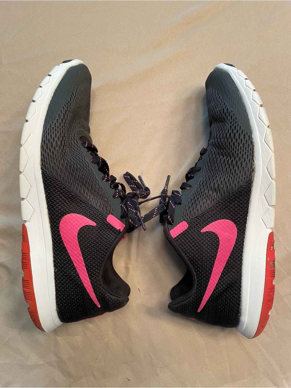 Nike Flex Experience RN 5 Women’s Running Sneakers Mesh Black/Pink - Size 11 W